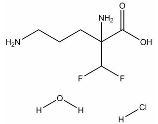 Eflornithine  hydrochloride salt monohydrate