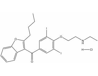 N-Desethylamiodarone hydrochloride salt