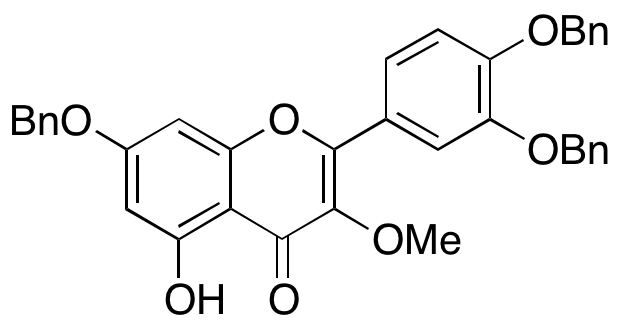 3,4,7-Tris(benzyloxy)-5-hydroxy-3-methoxy Flavone
