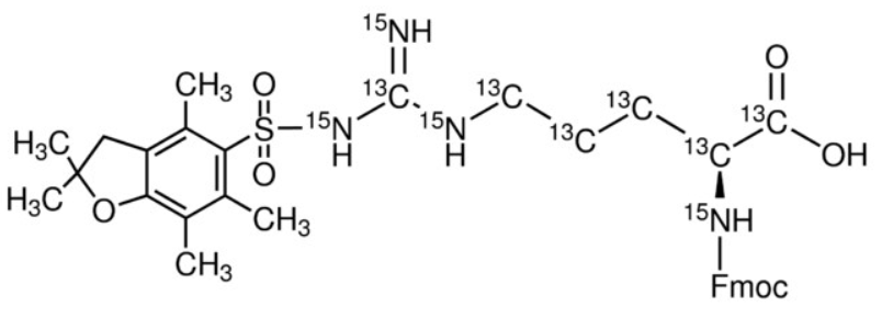 L-Arginine N-Fmoc PBF-OH-13C6,15N4