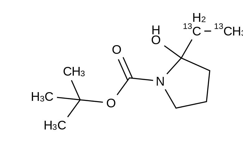 N-tert-Butyloxycarbonyl-2-ethyl-pyrrolidine-13C2