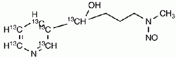 4-(Methylnitrosamino)-1-(3-pyridyl)-1-butanol-1,2,3,4,5,6-13C6