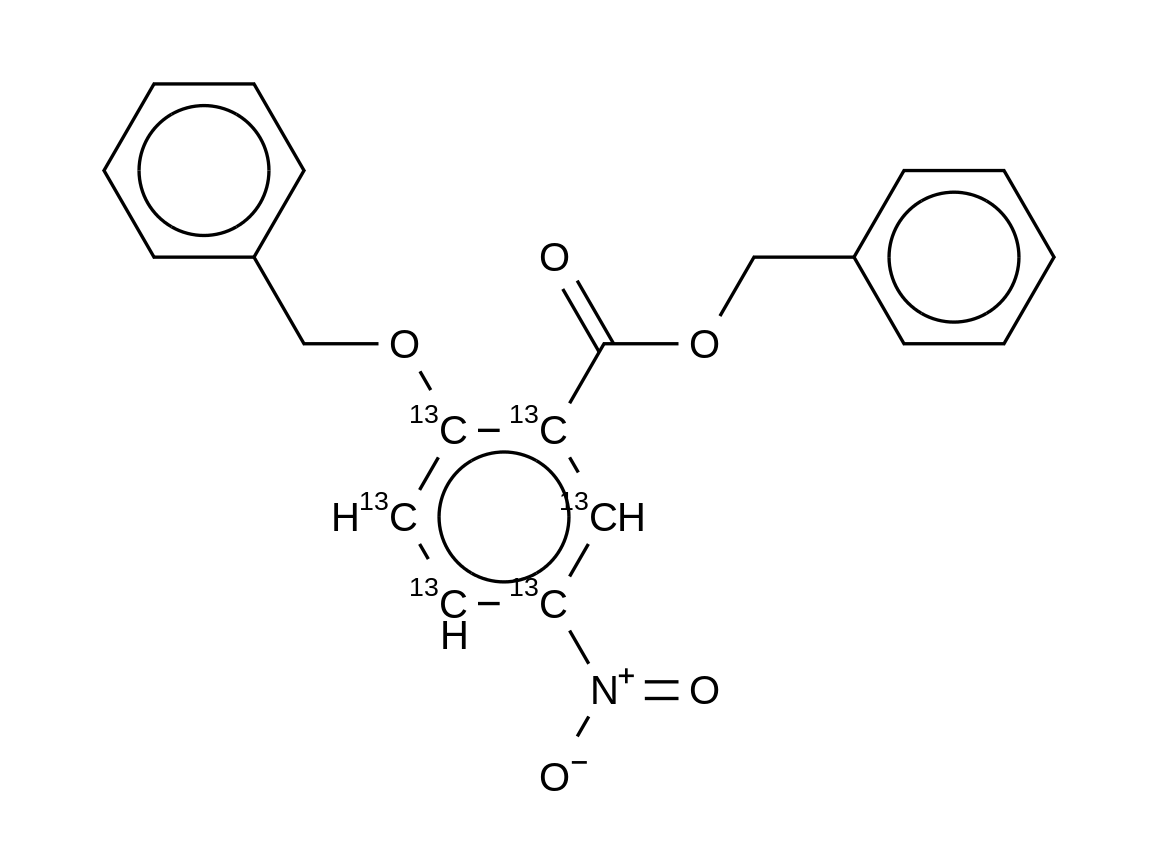 2-Benzyloxy-5-nitro-benzoic Acid-13C6 Benzyl Ester