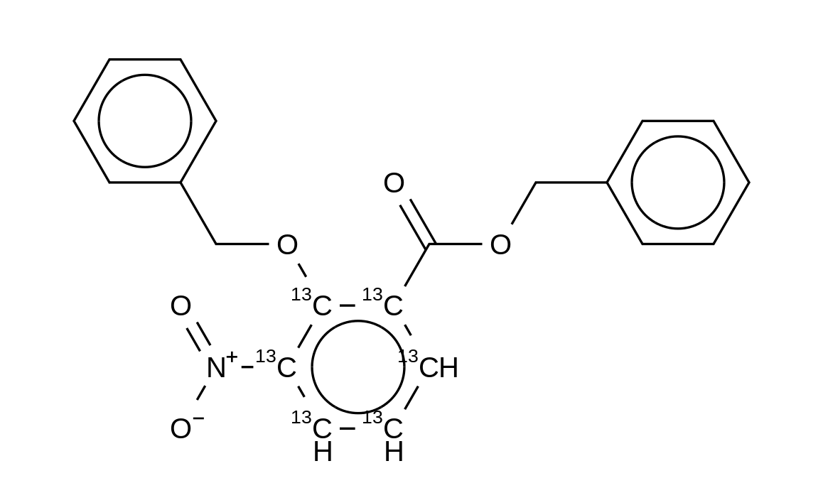 2-Benzyloxy-3-nitro-benzoic Acid-13C6 Benzyl Ester