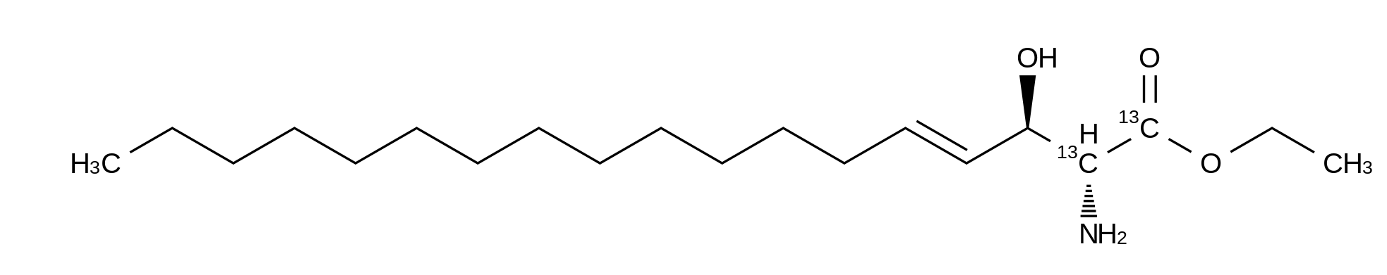 Ethyl (2R,3R,4E)-2-Amino-3-hydroxy-4-octadecenoate-13C2