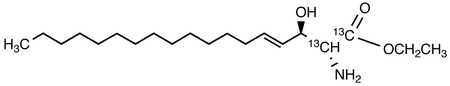 Ethyl (2R,3R)-2-Amino-3-hydrox-decaoct-4E-enoate-13C2