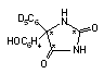 5-(4-Hydroxyphenyl)-5-phenyl-d5-hydantoin-2,4,5-13C3