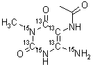 5-Acetylamino-6-amino-3-methyluracil-13C4,15N3