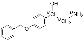 2-Amino-1-(4-benzyloxyphenyl)ethanol-13C2,15N