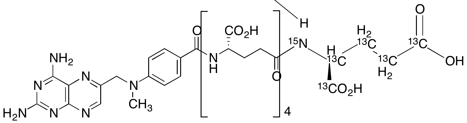 Methotrexate Pentaglutama5, 15C5, 15N