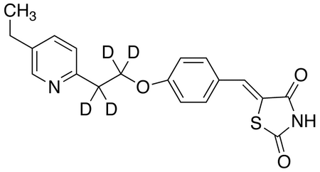 5-[4-[2-(5-Ethyl-2-pyridinyl)-d4-ethoxy]phenyl-methylene]-2,4-thiazolidinedione