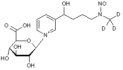 4-(Methyl-D3-nitrosamino)-1-(3-pyridyl)-1-butanol-N-β-D-glucuronide