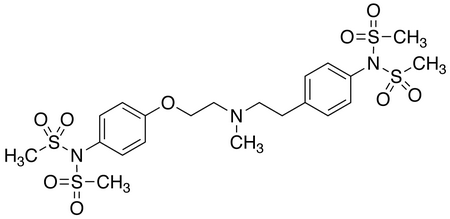 Methyl-[4-(dimethylsulfonylamino)phenylethyl]-[4-(dimethylsulfonylaminophenoxyethyl-d4)amine
