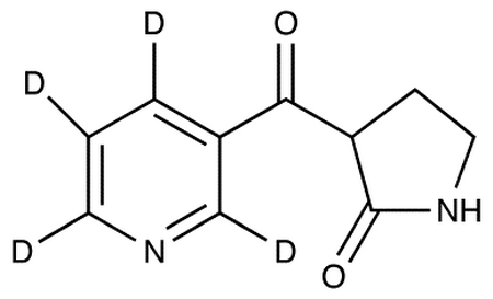 3-(Nicotinoyl-2,4,5,6-d4)-2-pyrrolidinone