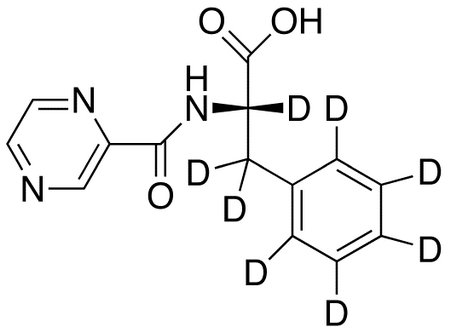 N-Pyrazinylcarbonylphenylalanine-d8