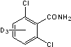 2,6-Dichlorobenzamide-3,4,5-d3