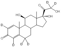 Prednisolone-2,4,6,6,21,21-d6