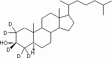 5α-Cholestan-3α-ol-2,2,3β,4,4-d5