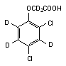 2,4-Dichlorophenoxy-3,5,6-d3-acetic-d2 Acid