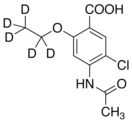 4-Acetamido-5-chloro-2-ethoxybenzoic Acid Methyl Ester-d5