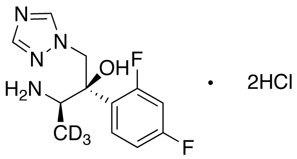(αR)-α-[(1R)-1-Aminoethyl]-α-(2,4-difluorophenyl)-1H-1,2,4-triazole-1-ethanol-d3 DiHCl