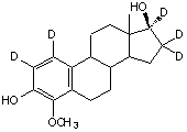 4-Methoxy-17β-estradiol-1,2,16,16,17-d5