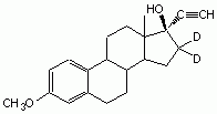 17α-Ethynylestradiol-16,16-d2 3-Methyl Ether
