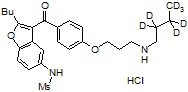 Desbutyl Dronedarone-d7 HCl