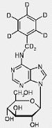 N6-Benzyladenine-9-glucoside-d7
