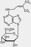 N6-Isopentenyladenine-9-glucoside-d6
