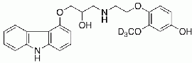 4-Hydroxyphenyl Carvedilol-d3