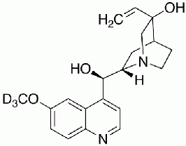 (-)-(3S)-3-Hydroxy quinine-d3