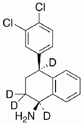 rac cis N-Desmethyl Sertraline-d4
