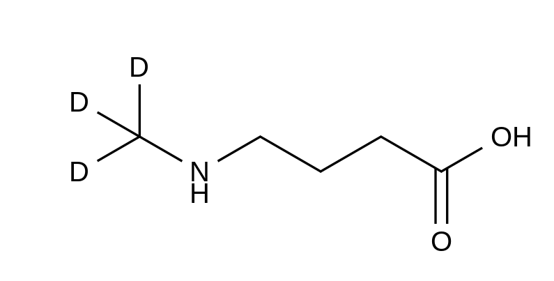 N-Methyl-4-aminobutyric Acid-d3
