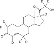 4-Pregnen-21-ol-3,20-dione-2,2,4,6,6,17α,21,21-d8