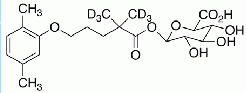 Gemfibrozil 1-O-β-Glucuronide-d6