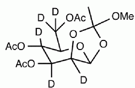 2,3,4,6,6-Pentadeuterio-3,4,6-tri-O-acetyl-β-D-mannopyranose 1,2-(methyl Orthoacetate)