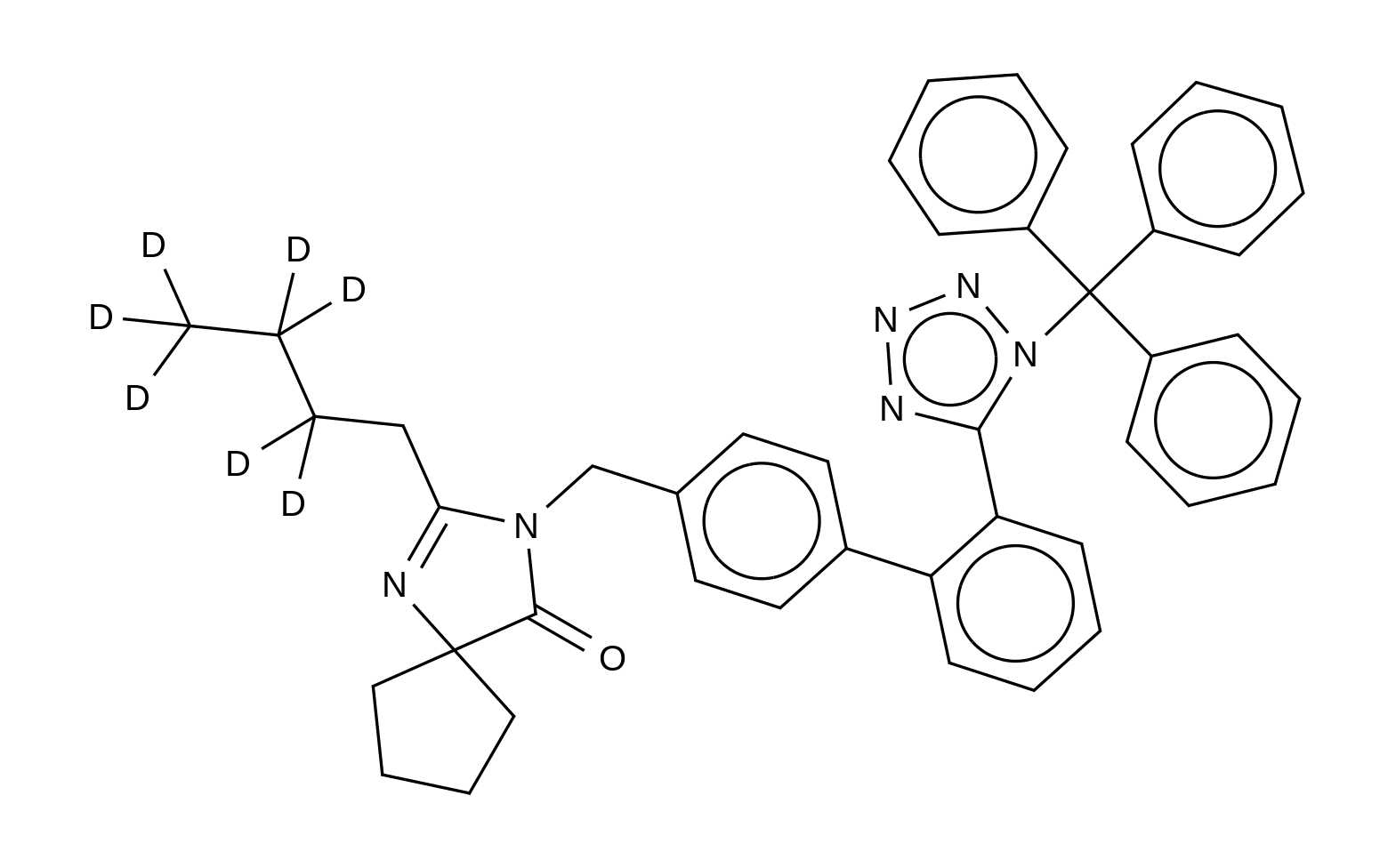 N-Triphenylmethyl Irbesartan-d7
