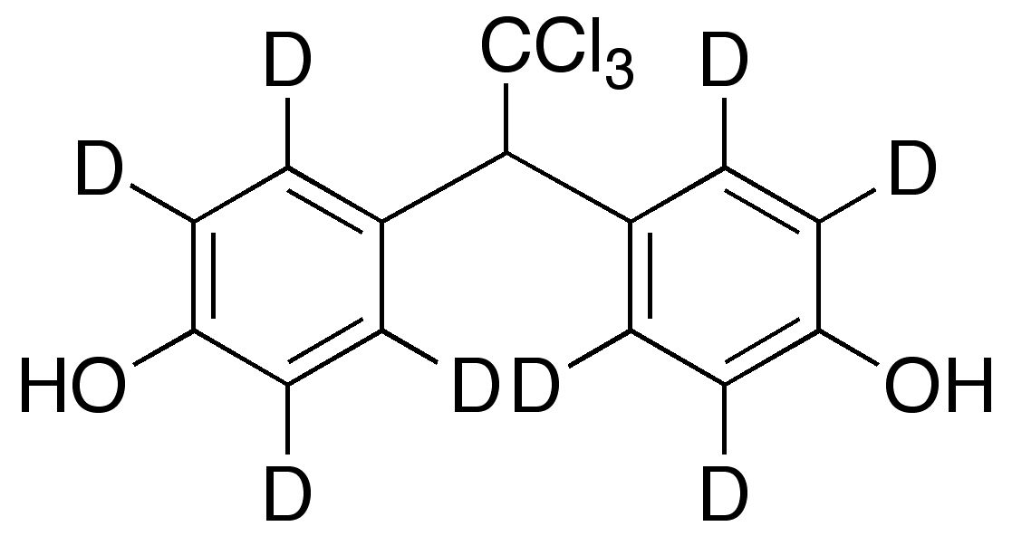 2,2-Bis(4-hydroxyphenyl)-1,1,1-trichloroethane-d8 (Major)