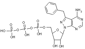 4-Amino-3-benzyl-1H-pyrazolo[3,4-d]pyrimidine 1-β-D-ribofuranosyl 5-triphosphate