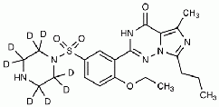 N-Desethyl Vardenafil-d8