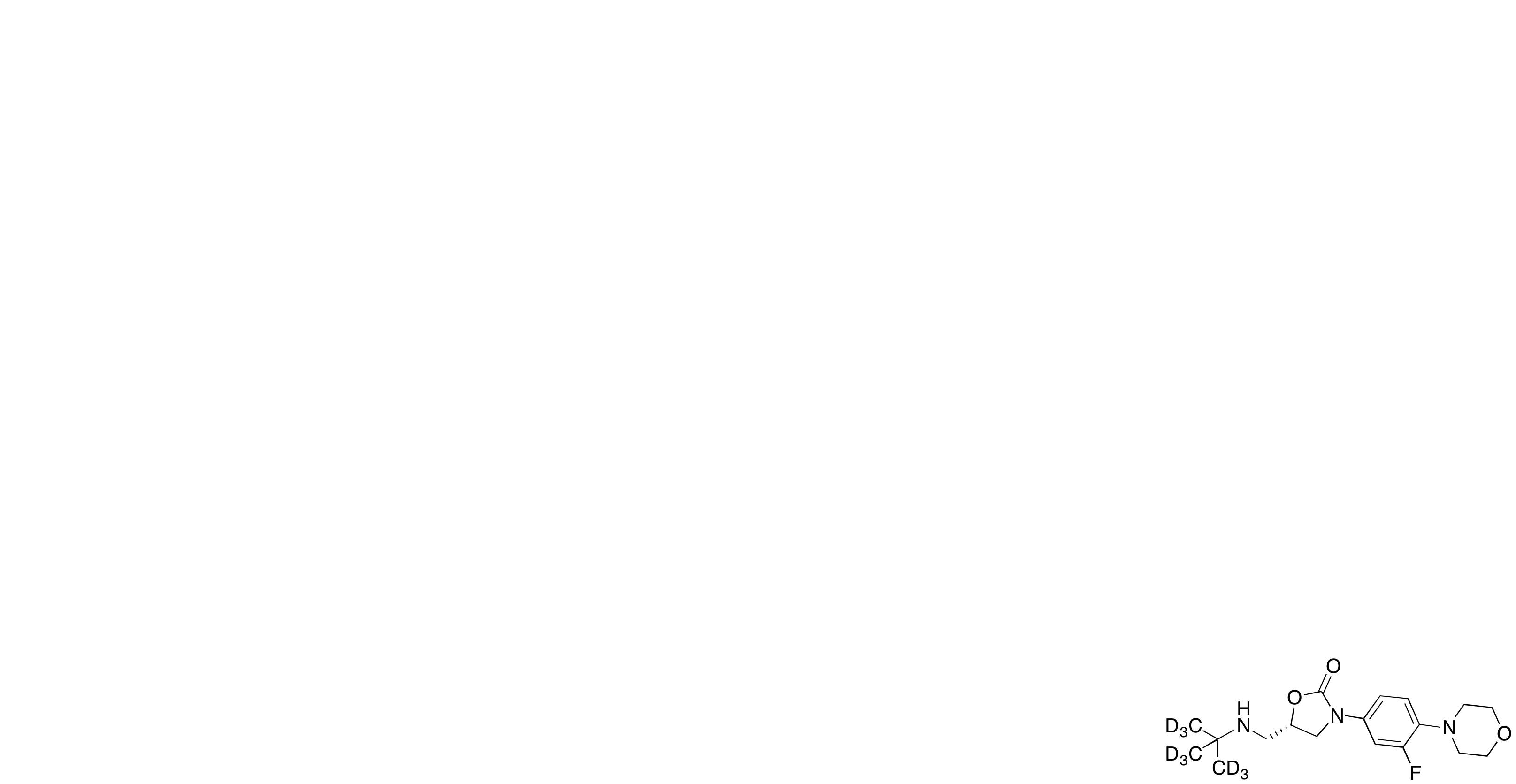 N-t-Butyl N-Deactyl Linezolid-d9