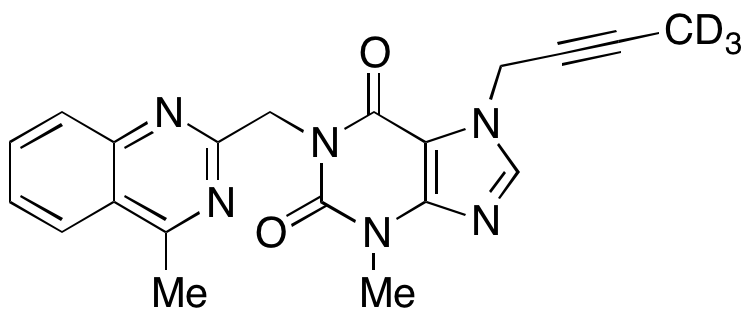 7-(2-Butyn-1-yl)-3,7-dihydro-3-methyl-1-[(4-methyl-2-quinazolinyl)methyl]-1H-purine-2,6-dione-d3