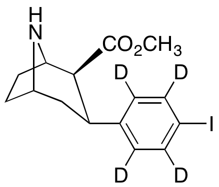 (-)-2 β-Carbomethoxy-3 β-(4-(iodophenyl-d4))nortropane
