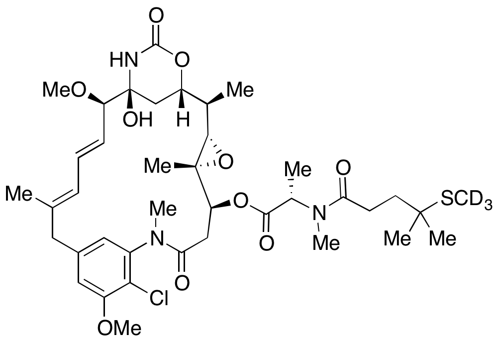 N2-Deacetyl-N2-(4-methyl-4-methylthio-1-oxopentyl)maytansine-d3