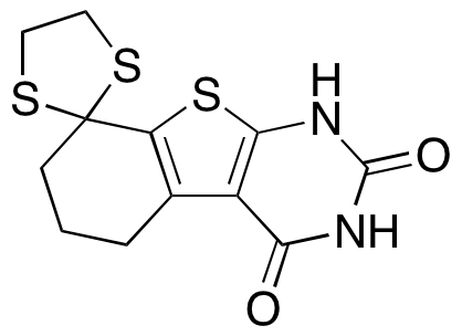 6,7-Dihydro-spiro[[1]benzothieno[2,3-d]pyrimidine-8(5H),2-[1,3]dithiolane]-2,4(1H,3H)-dione