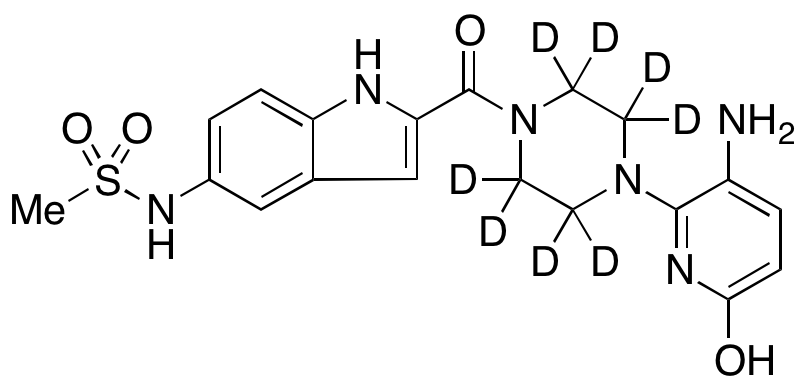 6-Hydroxy N-Desisopropyl Delavirdine-d8