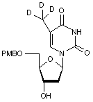 5-O-p-Anisoyl-D3-thymidine