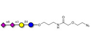 GD3 Ganglioside oligosaccharide / Disialyl lactose (DSL) with terminal azide (Linker-N3 B)