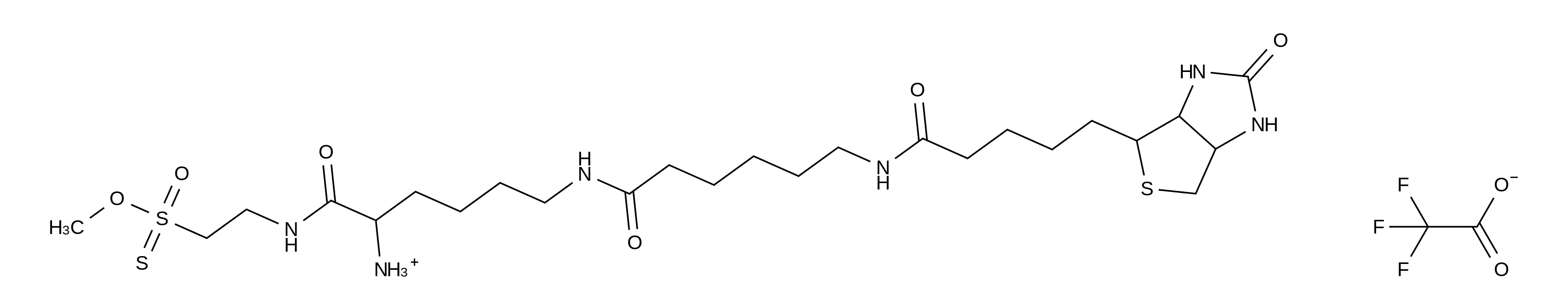 N-Methanethiosulfonylethylene-N6-(6-biotinamidocaproyl)lysineamido-N-α-ammonium Trifluoroacetic Acid Salt